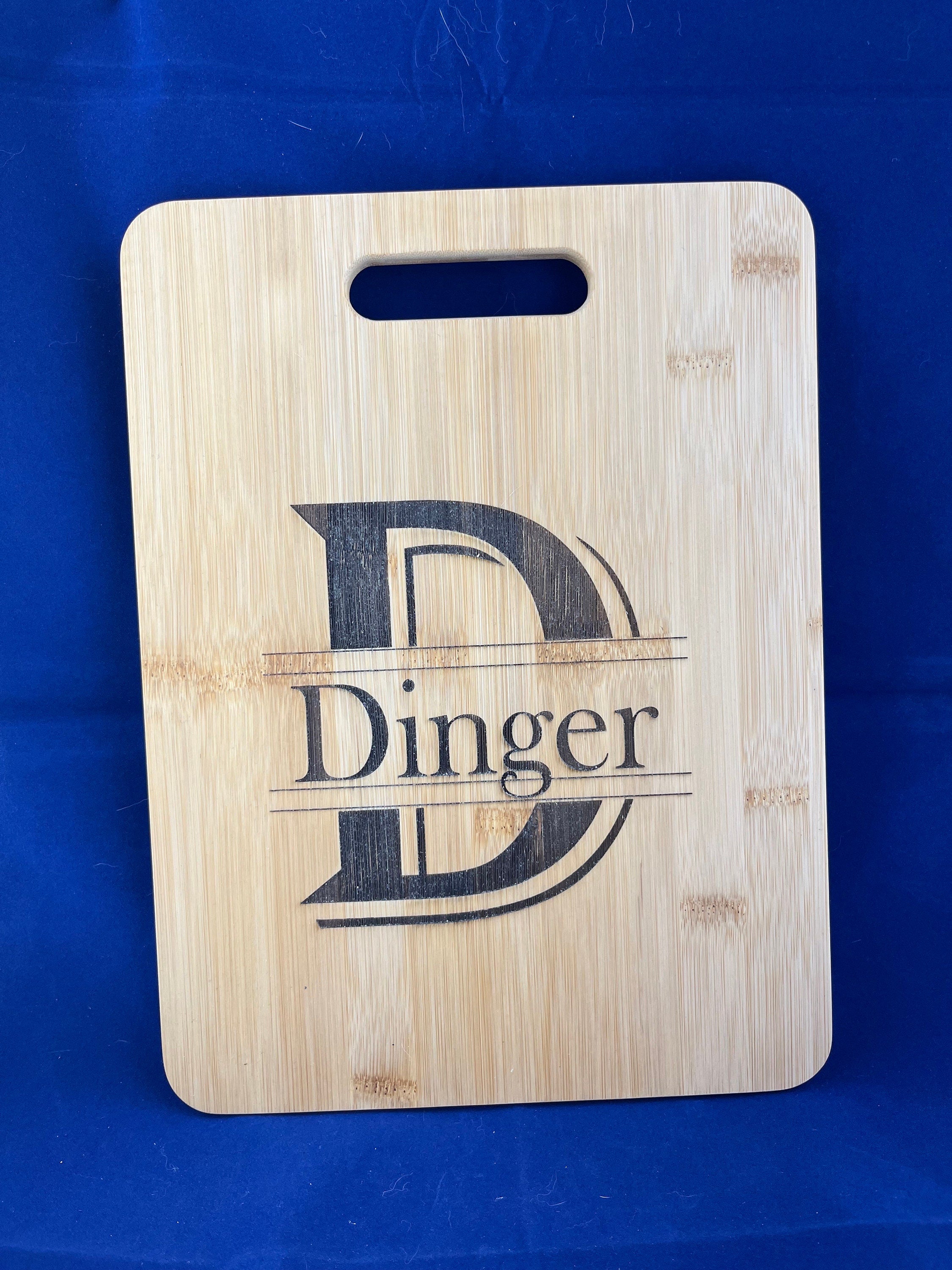 Custom engraved bamboo cutting board