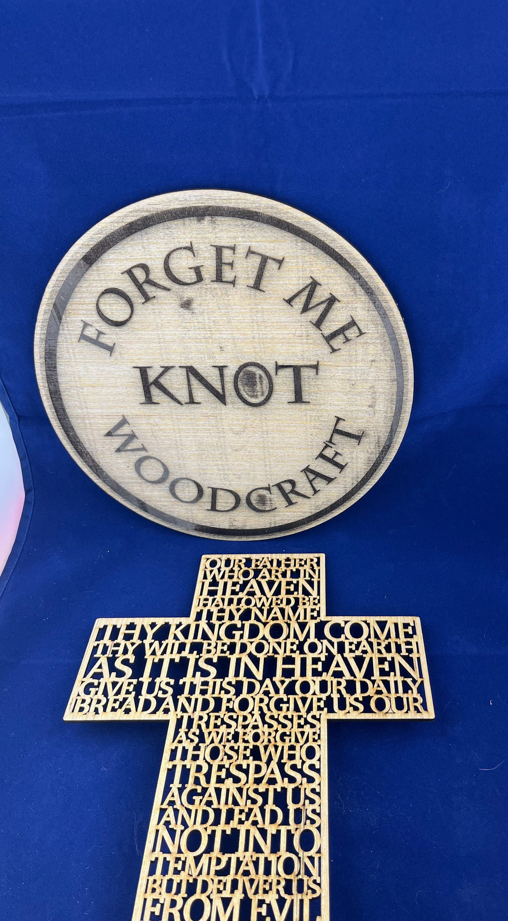 Laser cut, Lords prayer freestanding